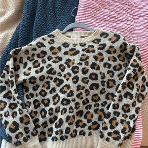 Leopard Print Sweater